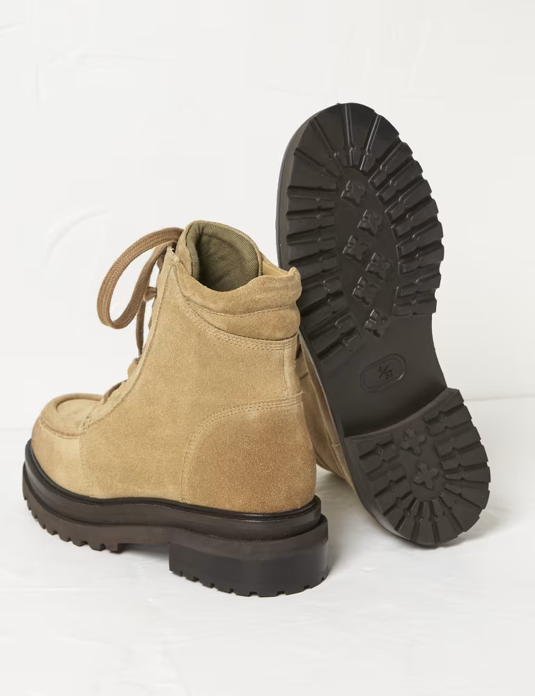 Suede Hiker Flat Ankle Boots | Marks & Spencer (UK)