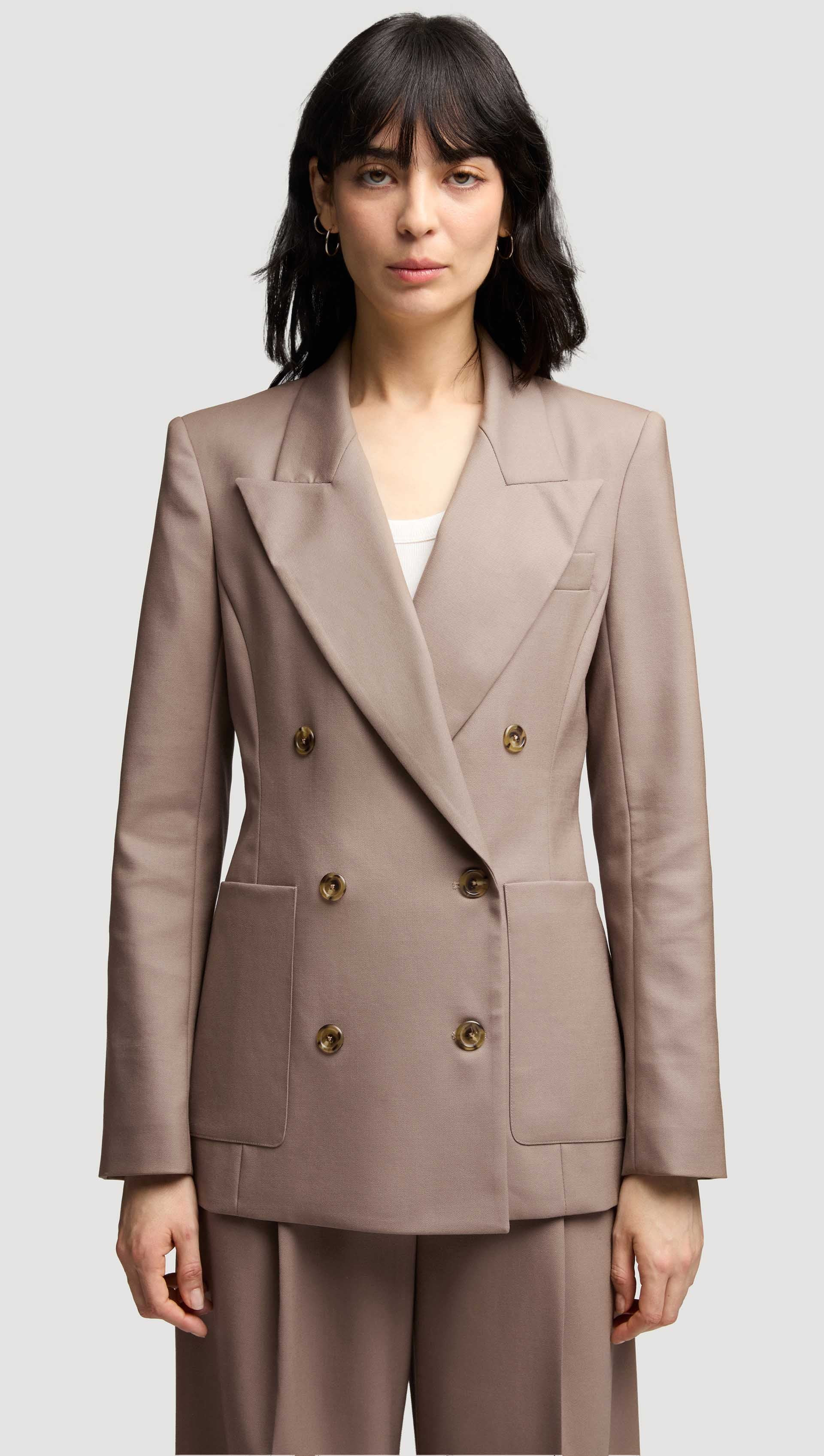 Chelsea Blazer in Seasonless Wool | Women's Blazers | Argent | Argent