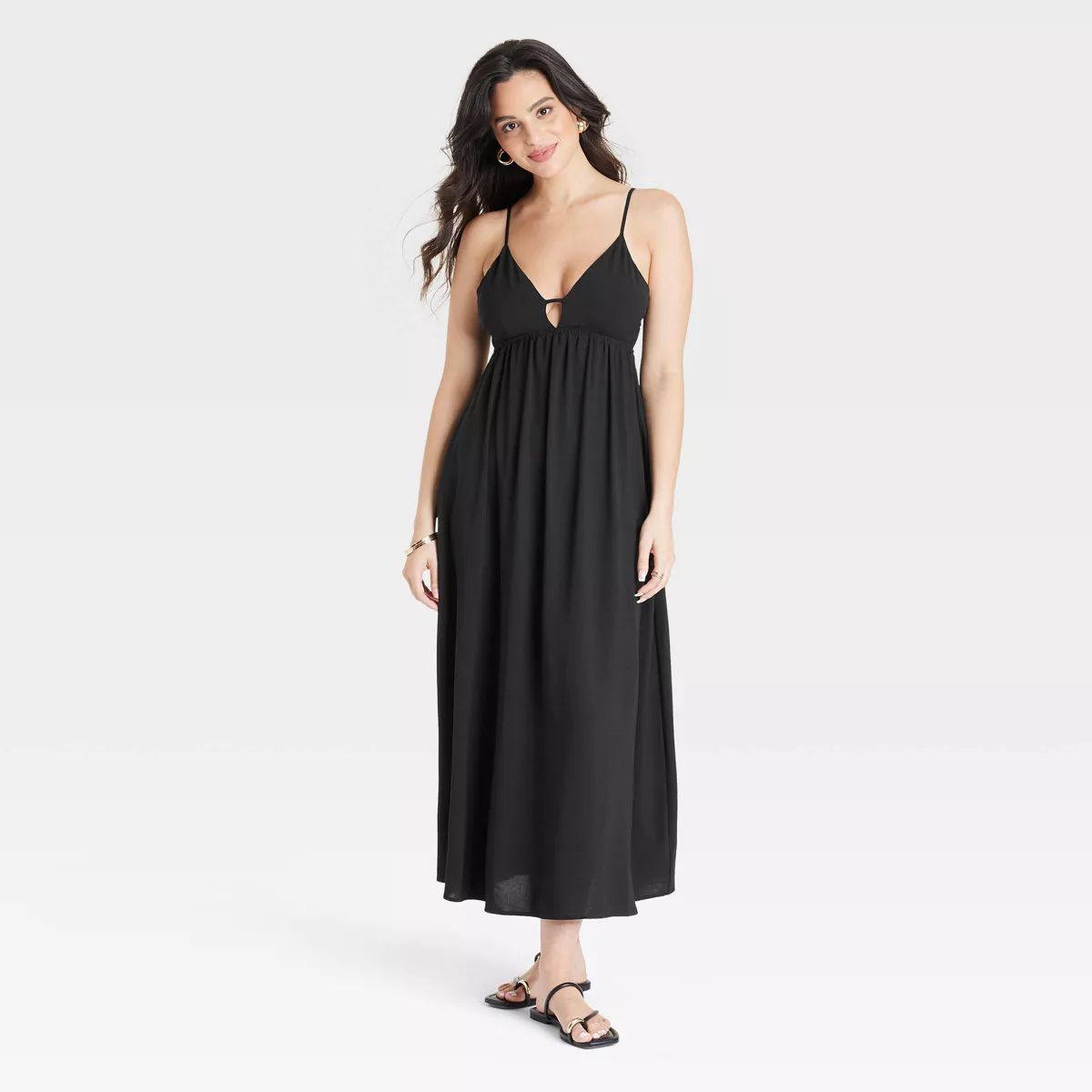 Women's Ruched Midi Dress - A New Day™ | Target