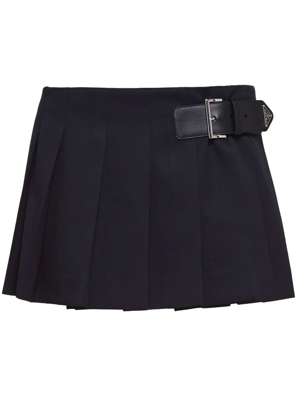 triangle-logo pleated miniskirt | Farfetch Global