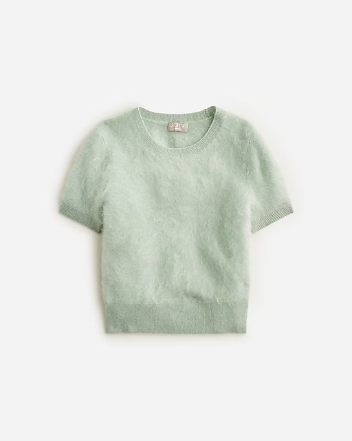 Brushed cashmere T-shirt | J.Crew US