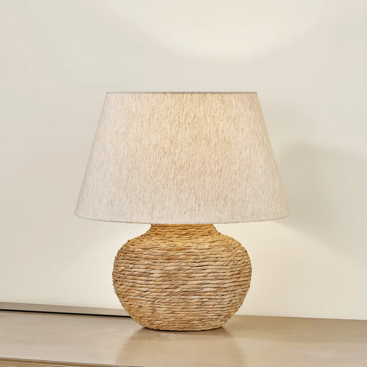 Troy Lighting Malik 20 inch wide 1 Light Table Lamp in Patina Brass | Wayfair North America