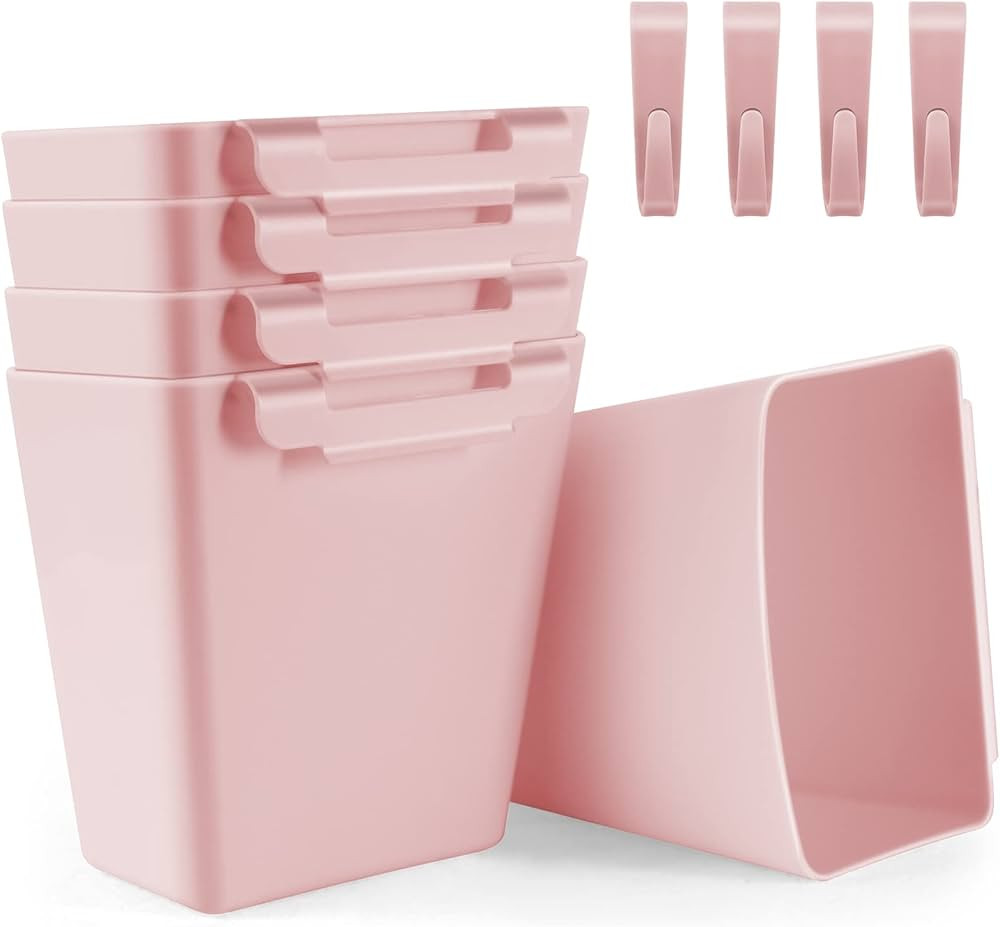 5 Pack Hanging Cup Holders, Multipurpose Rolling Cart Accessories Utility Cart Accessories For Ar... | Amazon (US)