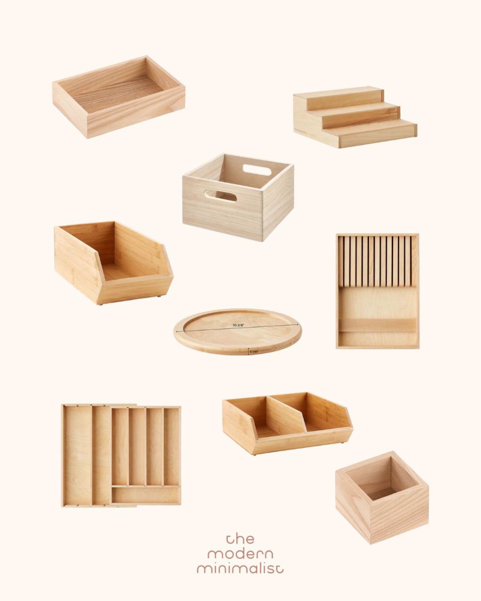 The Container Store Wood Organizing Solutions