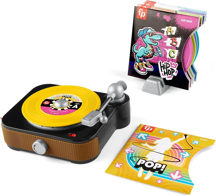 Fisher-Price Musical Toy, Rockin’ Record Player for Preschool Pretend Play for Kids Ages 3+ Yea... | Amazon (US)