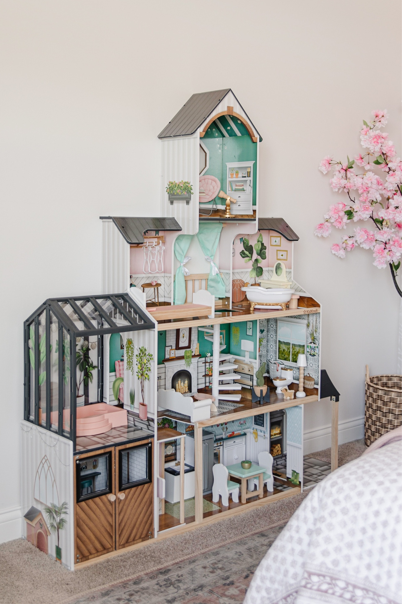 Wooden dollhouse for barbies, celeste mansion dollhouse, kidkraft 

#LTKkids #LTKSeasonal #LTKhome