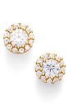 Click for more info about Precious Metal Plated Cubic Zirconia Stud Earrings