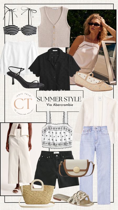 Neutral summer outfit ideas via Abercrombie! Summer style, summer outfits, neutral outfits

#LTKFindsUnder100 #LTKFindsUnder50 #LTKStyleTip