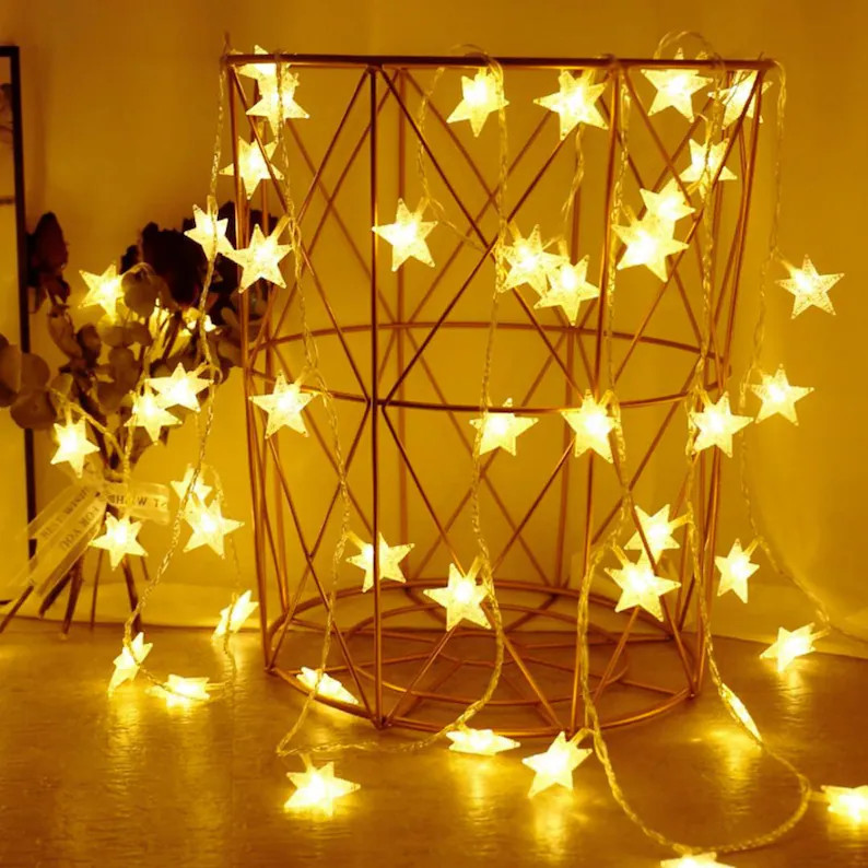 LED Star String Lights - Etsy | Etsy (US)