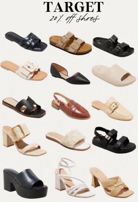 Target sandals 20% off! 

#LTKShoeCrush #LTKSaleAlert #LTKStyleTip
