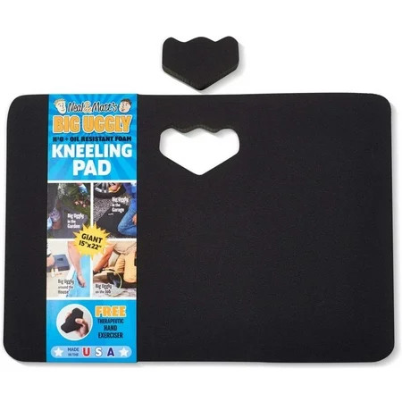 BIG UGGLY C2003 Knee Protection Kneeling Pad (15” x 22” x 1.5 ) Includes Free Therapeutic Hand Exerc | Walmart (US)