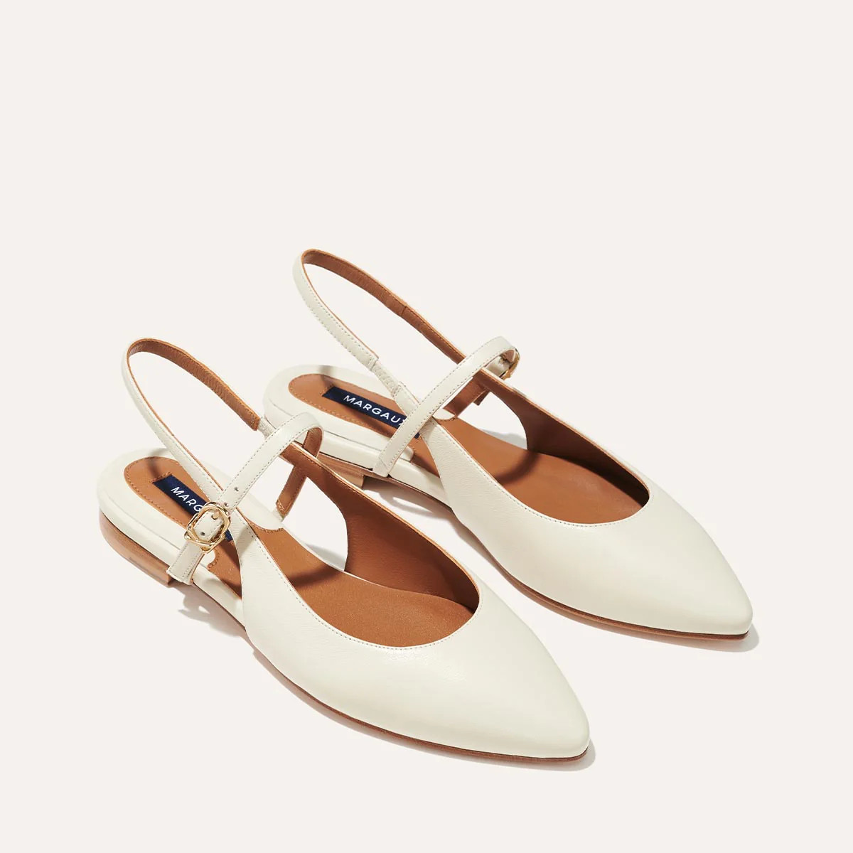 The Crosby Sling - Ecru Nappa | Margaux