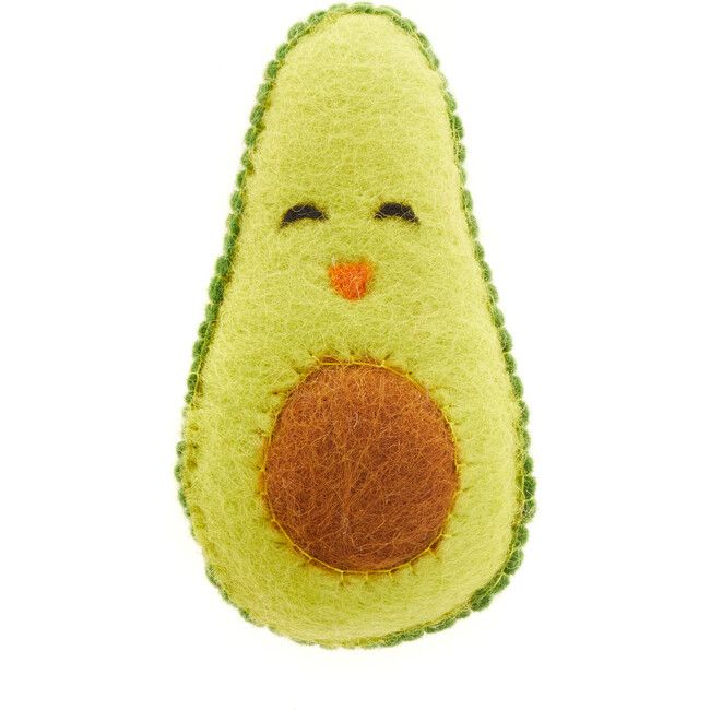 Felt Avocado Toy, Green | Maisonette