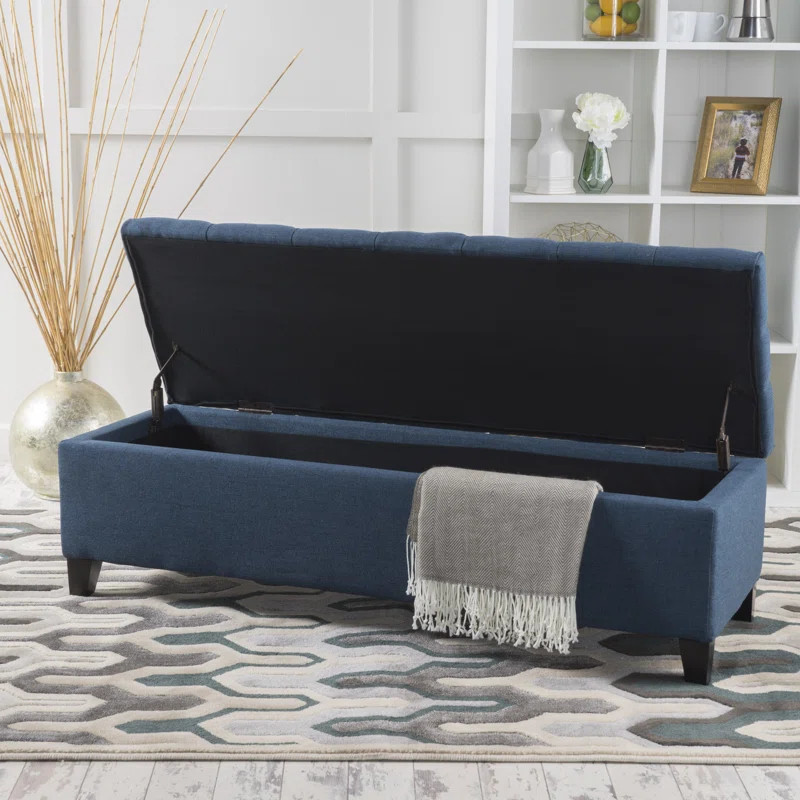 Amalfi Upholstered Flip Top Storage Bench | Wayfair Professional