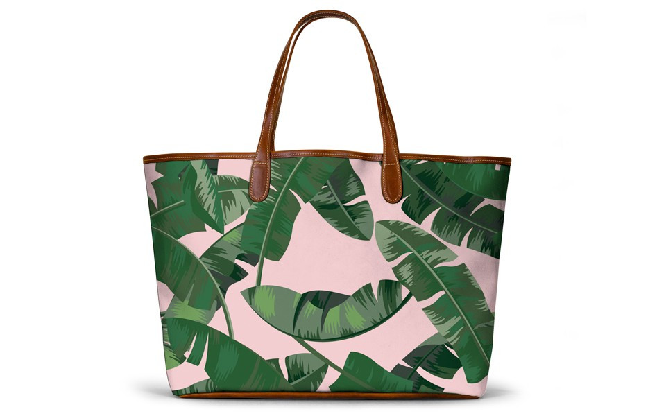 St. Anne Tote - Monogram Stripe | Barrington Gifts