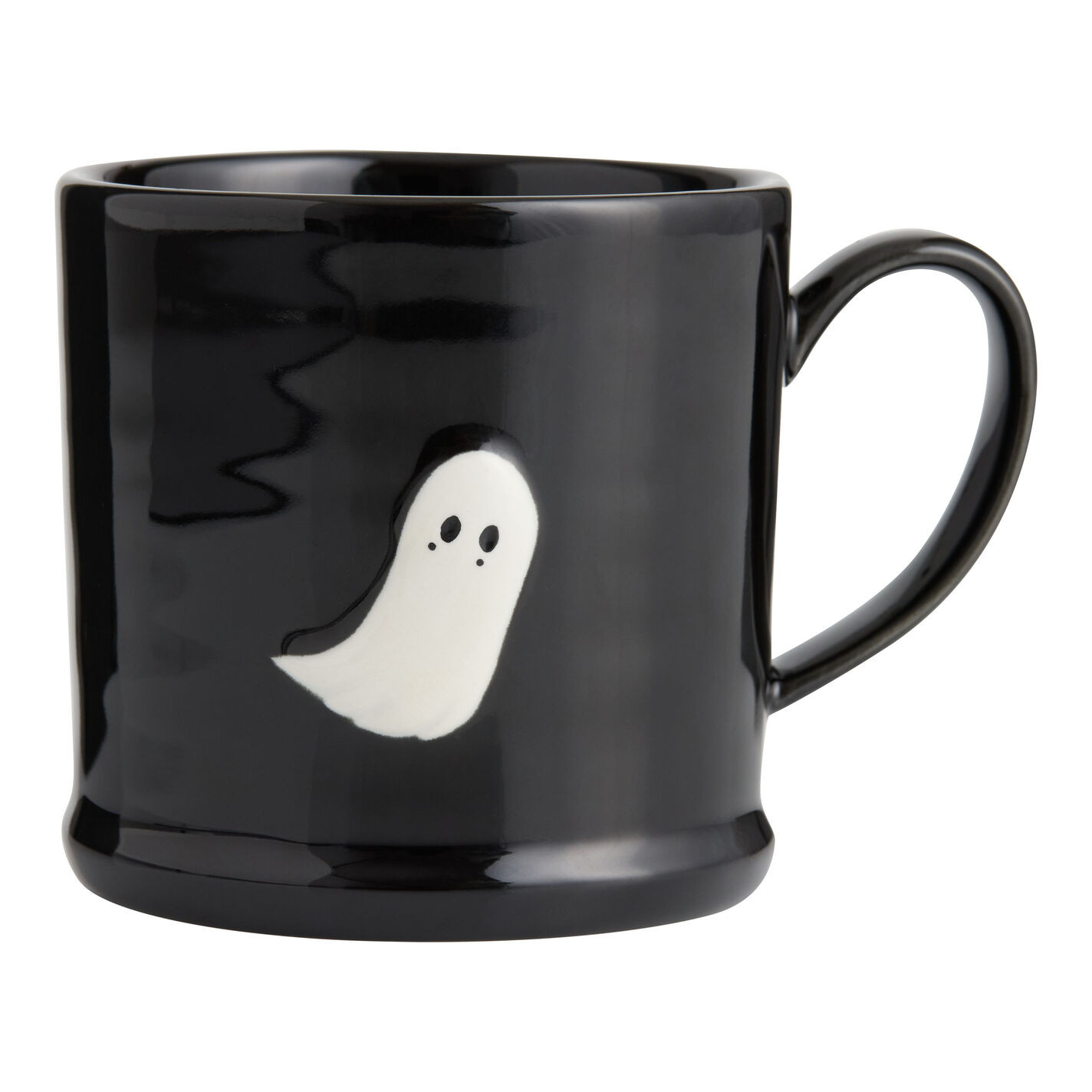 Cream Halloween Icon Hand Painted Ceramic Mug - World Market | World Market