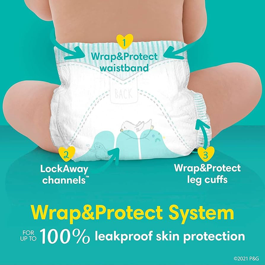 Pampers Swaddlers Disposable Baby Diapers Size 4, 2 Month Supply (2 x 150 Count) with Sensitive W... | Amazon (US)
