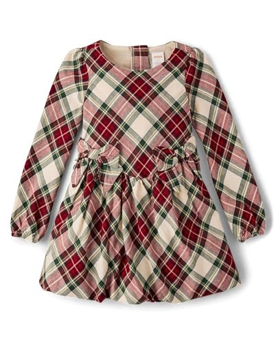 Gymboree,Girls,and Toddler Holiday Dressy Dresses,Holiday Plaid Bubble,12 | Amazon (US)