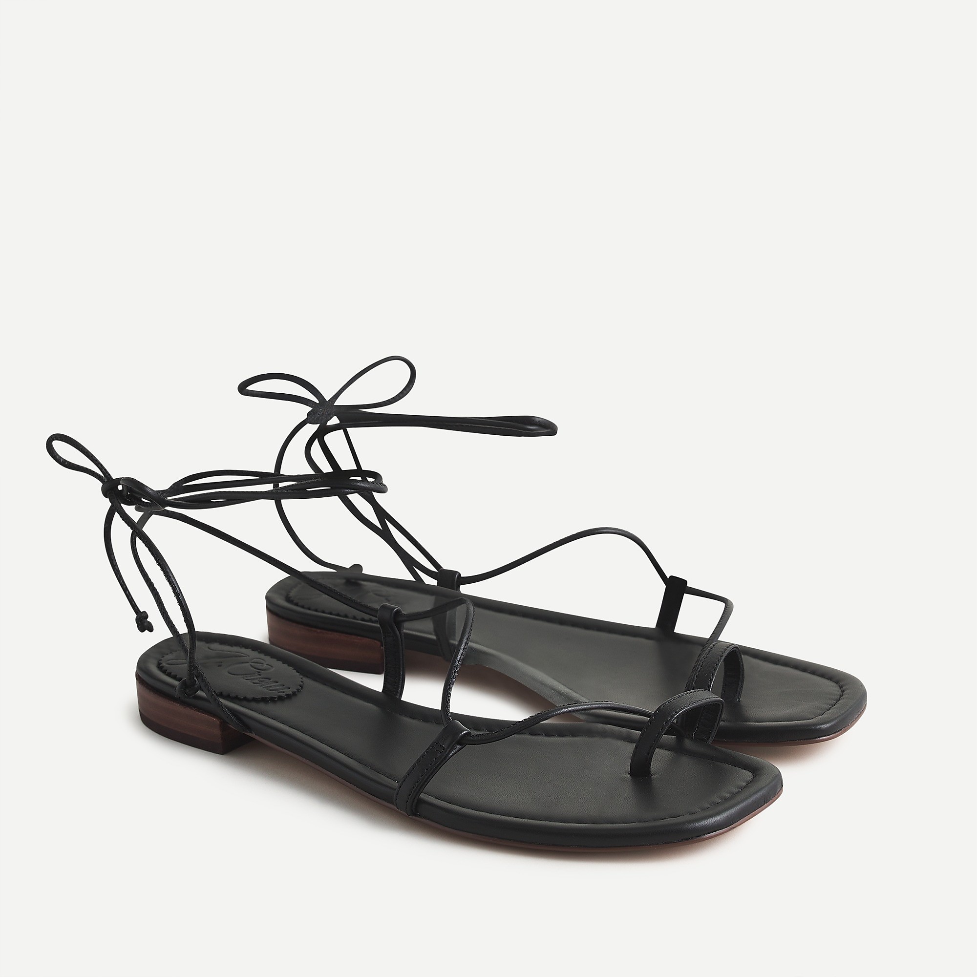 Abbie ankle-wrap sandals | J. Crew US