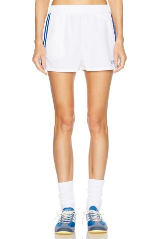 Sporty & Rich Runner Track Short in White | FWRD 