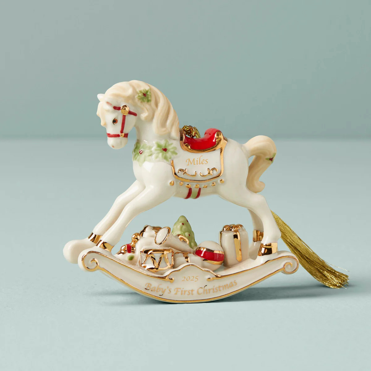 Personalized Rocking Horse Ornament | Lenox