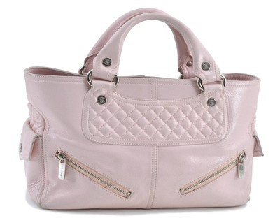 Authentic CELINE Boogie Bag Hand Bag Purse Leather Pink H5750 | eBay US