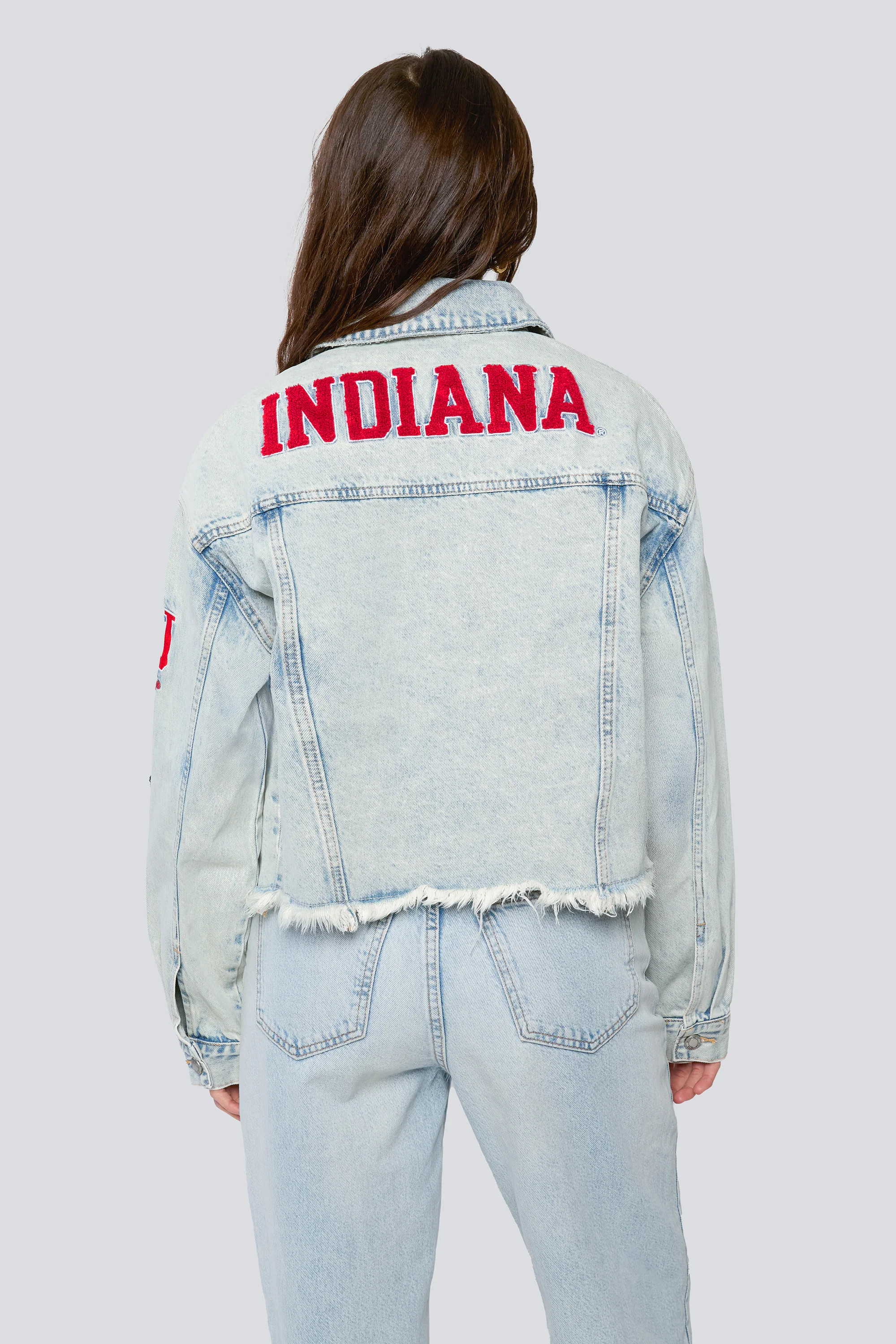 Indiana University Jean Jacket | Hype and Vice