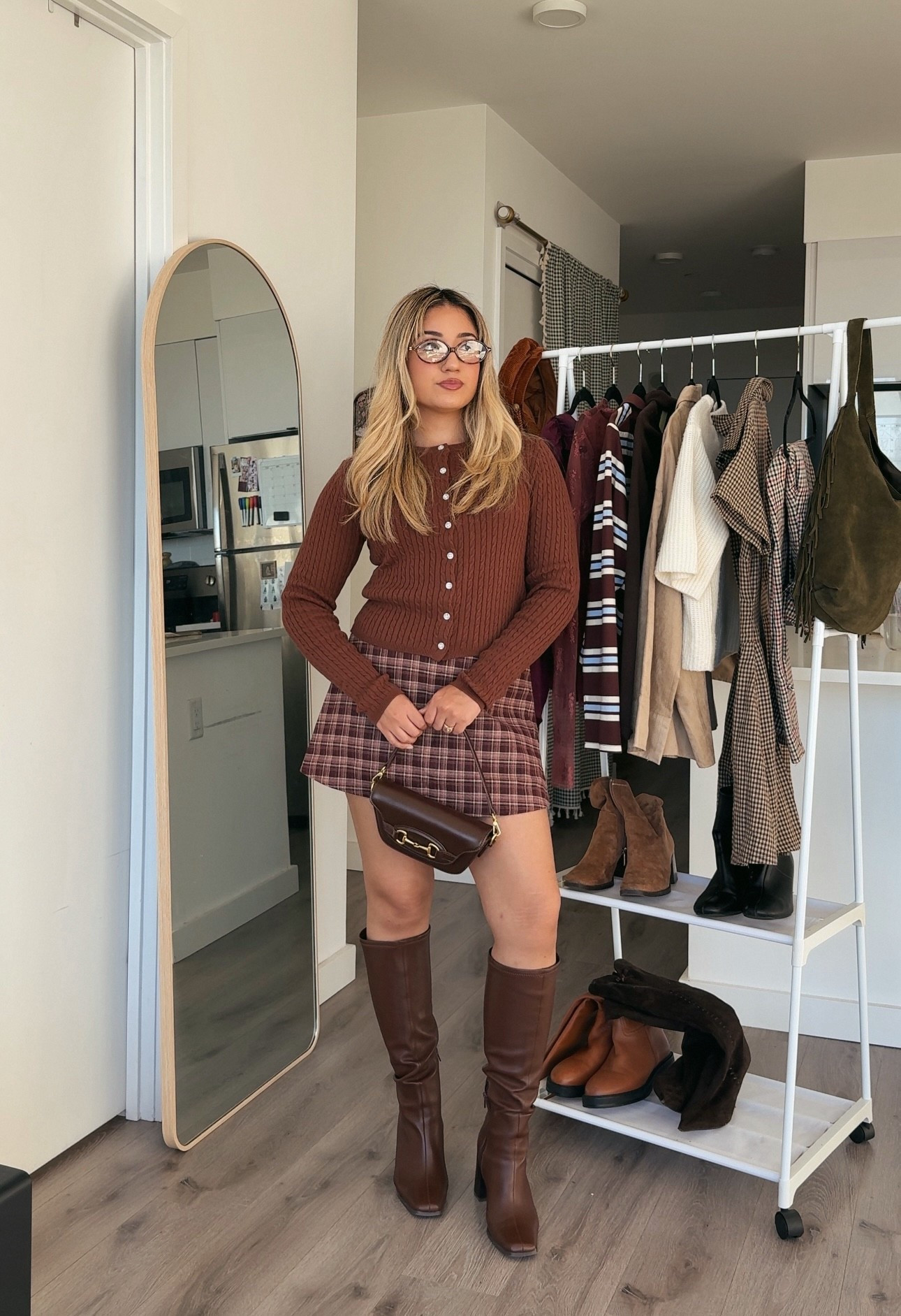 Day 1 of my October fall outfit series! Fall outfits, fall fashion, plaid skirt, fall travel outfits 

#LTKSeasonal #LTKFindsUnder50 #LTKHalloween