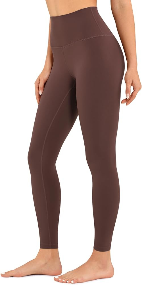 CRZ YOGA Air Feeling High Waisted Leggings for Women 28'' - Warm Thick Workout Buttery Soft Yoga ... | Amazon (US)