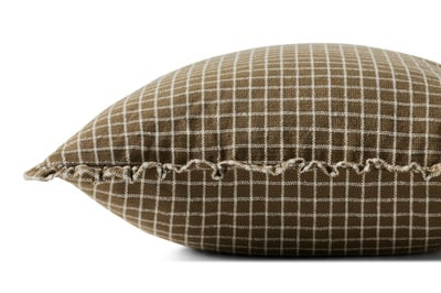 Dinah Pillow PCJ-0012 Chocolate Cotton | Rugs Direct