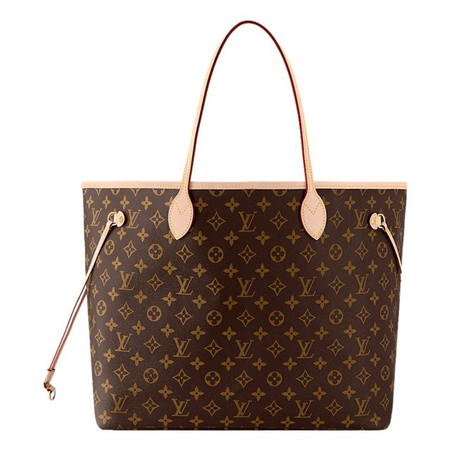 Louis Vuitton Neverfull Brown Tote Monogram Canvas MM | Walmart (US)