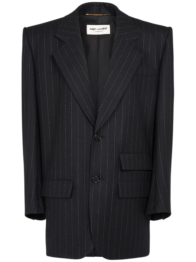 Double breast wool & cotton jacket | Luisaviaroma