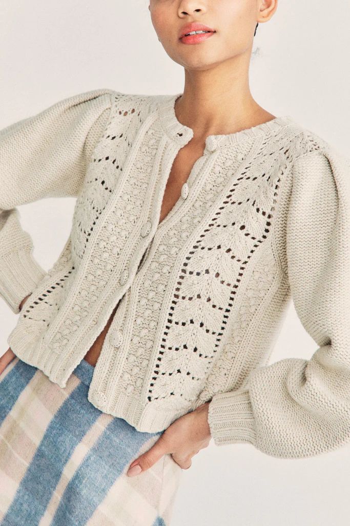 Frankel Cardigan Sweater | LOVESHACKFANCY