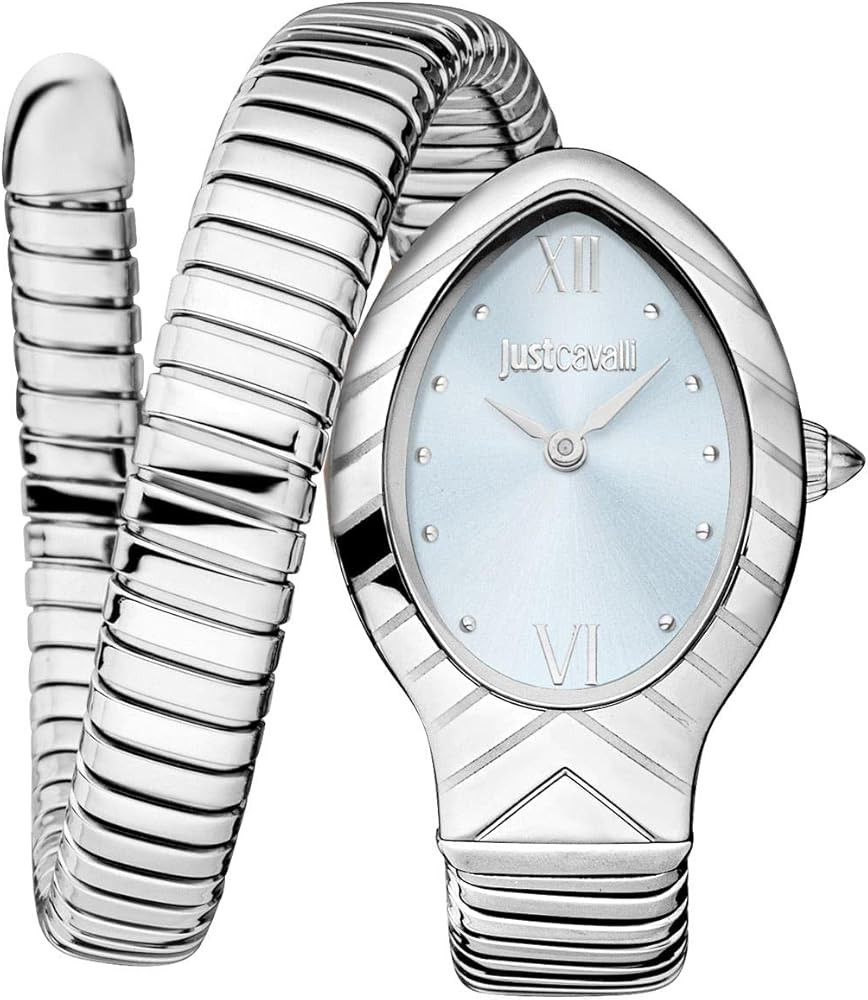 Just Cavalli Signature Snake Classic Short Elegant Ladies Quartz Fashion Bracelet Flexible Single... | Amazon (US)