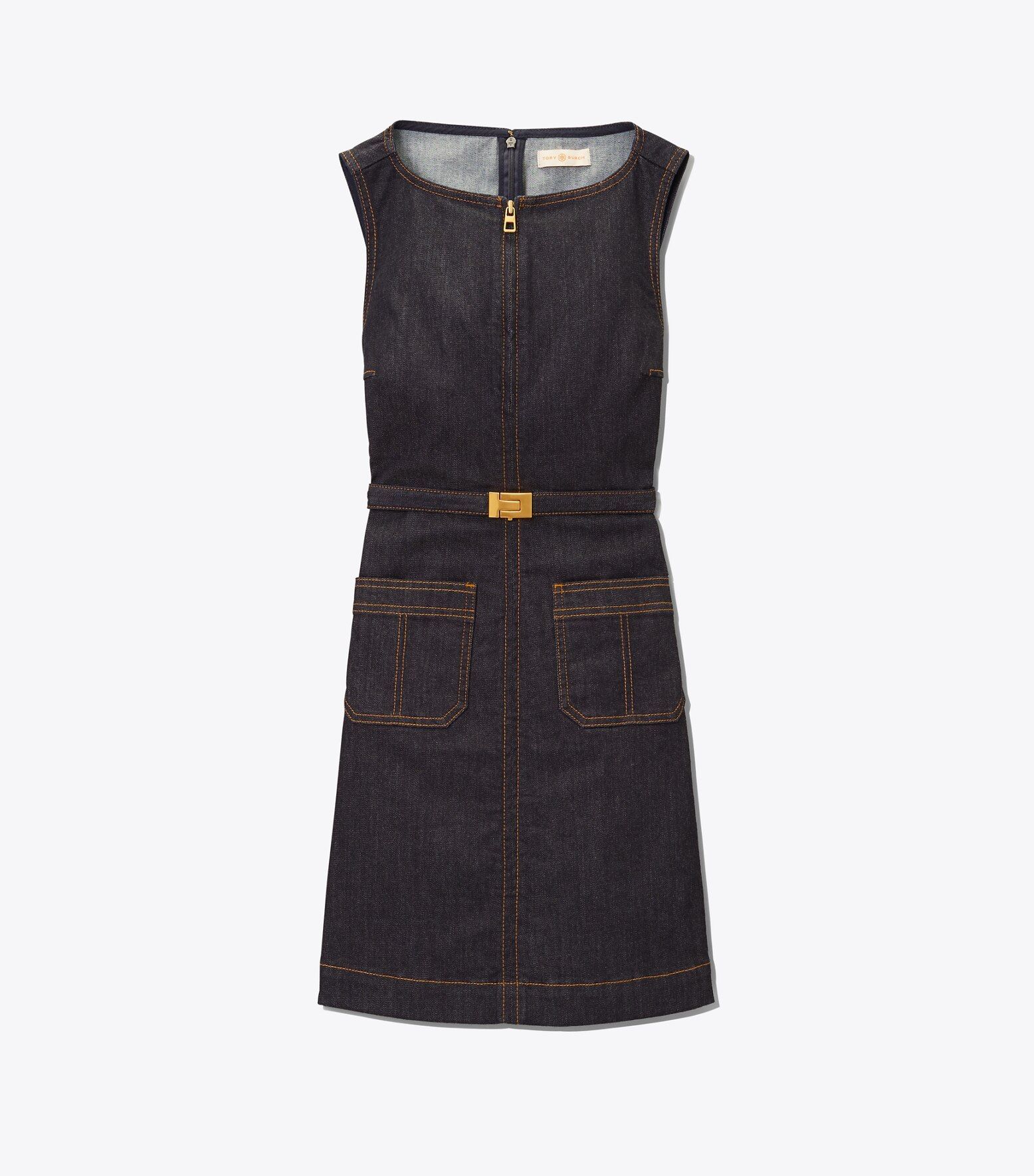 Zip-Front Denim Dress | Tory Burch (US)