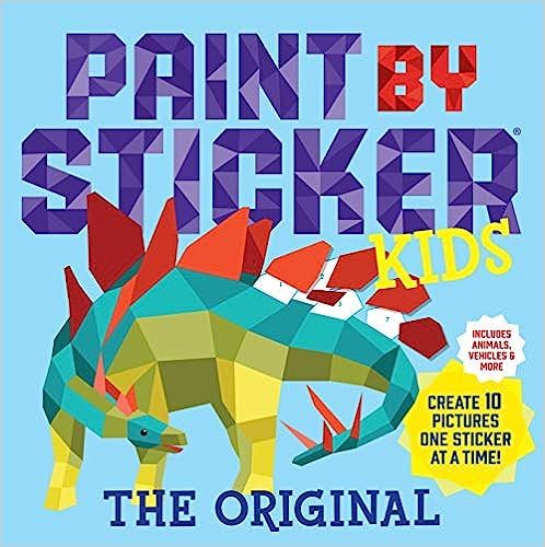 Paint by Sticker Kids, The Original: Create 10 Pictures One Sticker at a Time! (Kids Activity Boo... | Amazon (US)