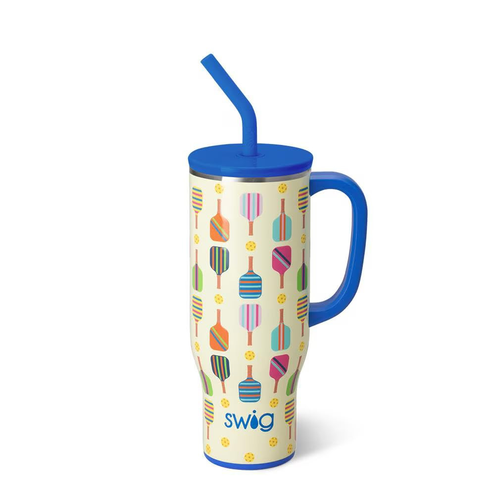 Swig Life 30oz Mega Mug, 30 oz Tumbler with Handle and Straw, Cup Holder Friendly, Dishwasher Saf... | Amazon (US)