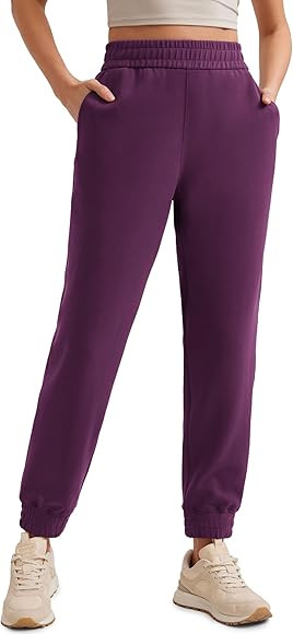 CRZ YOGA SoftAura Sweatpants Women Modal Joggers High Waisted Lounge Travel Casual Sweat Pants with Pockets Cinch Bottom | Amazon (US)
