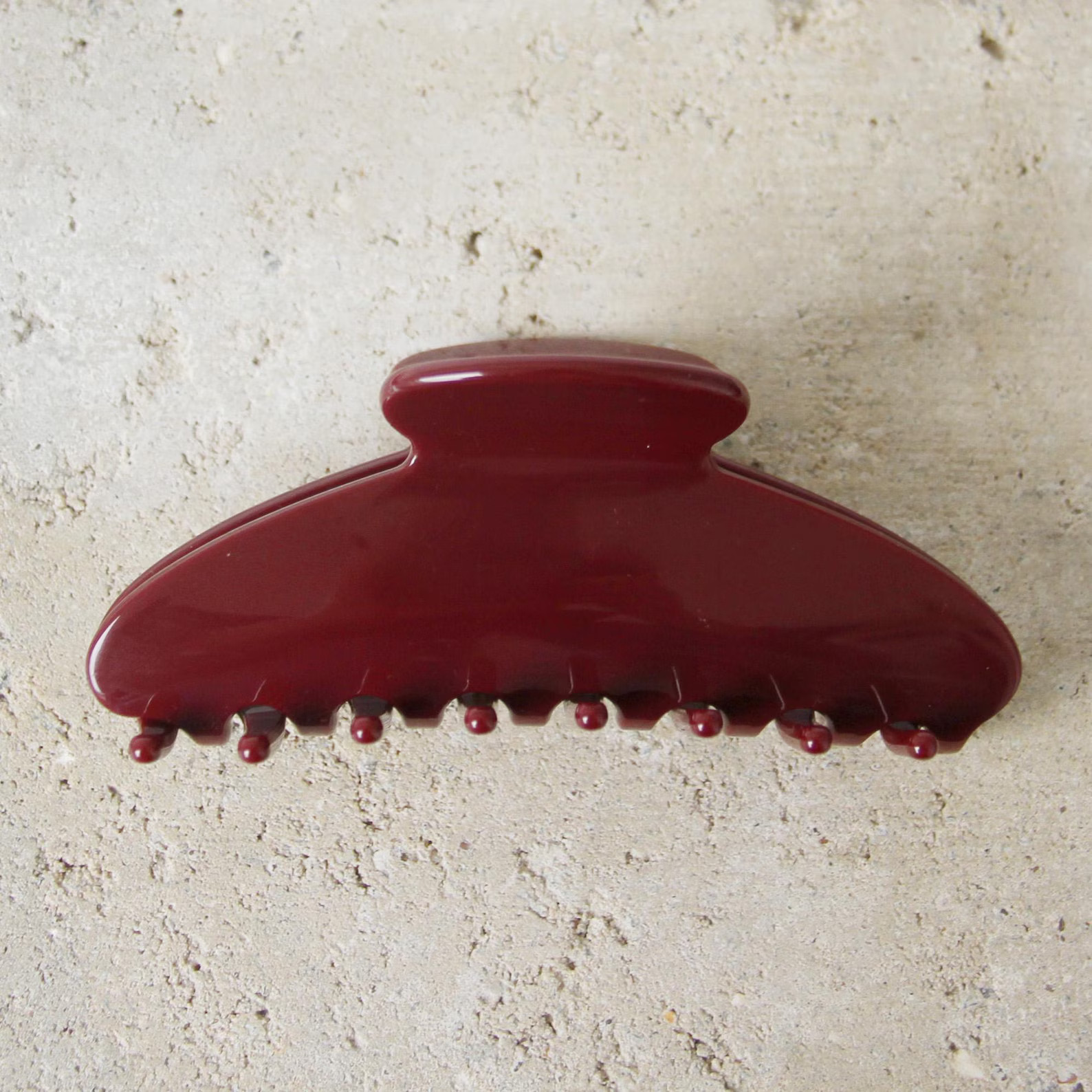 Burgundy Hair Claw - Etsy | Etsy (US)