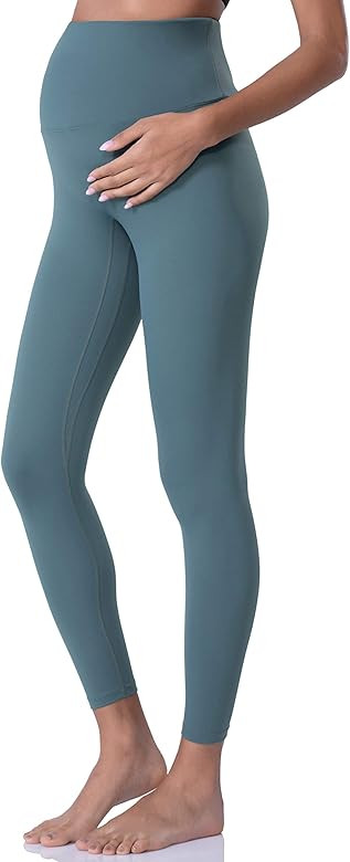 POSHDIVAH Women's Maternity Leggings Over The Belly Pregnancy Yoga Pants Active Wear Workout Legg... | Amazon (US)