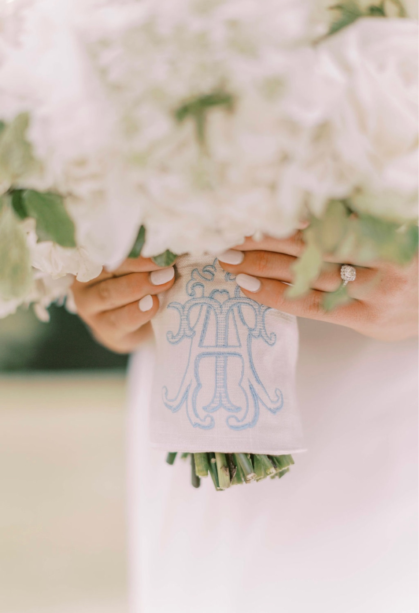 Bridal bouquet wrap #somethingblue #bride #junebride #2023bride #weddingday #weddingdetails #junebride #bridaldetails 

#LTKwedding #LTKFind #LTKunder100