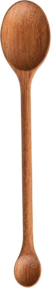 Creative Co-Op Hand-Carved Two-Sided Doussie Wood Spoon, Natural | Amazon (US)