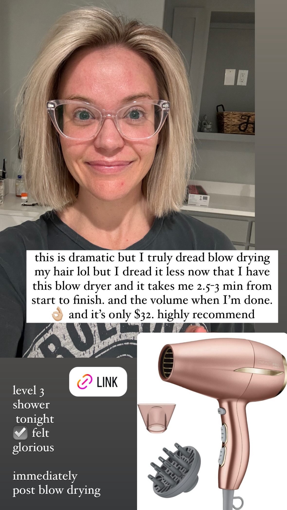 Loveeee this blow dryer from Amazon! It dries my hair SO fast without getting too hot, and it’s so affordable! 

#LTKFindsUnder50 #LTKBeauty