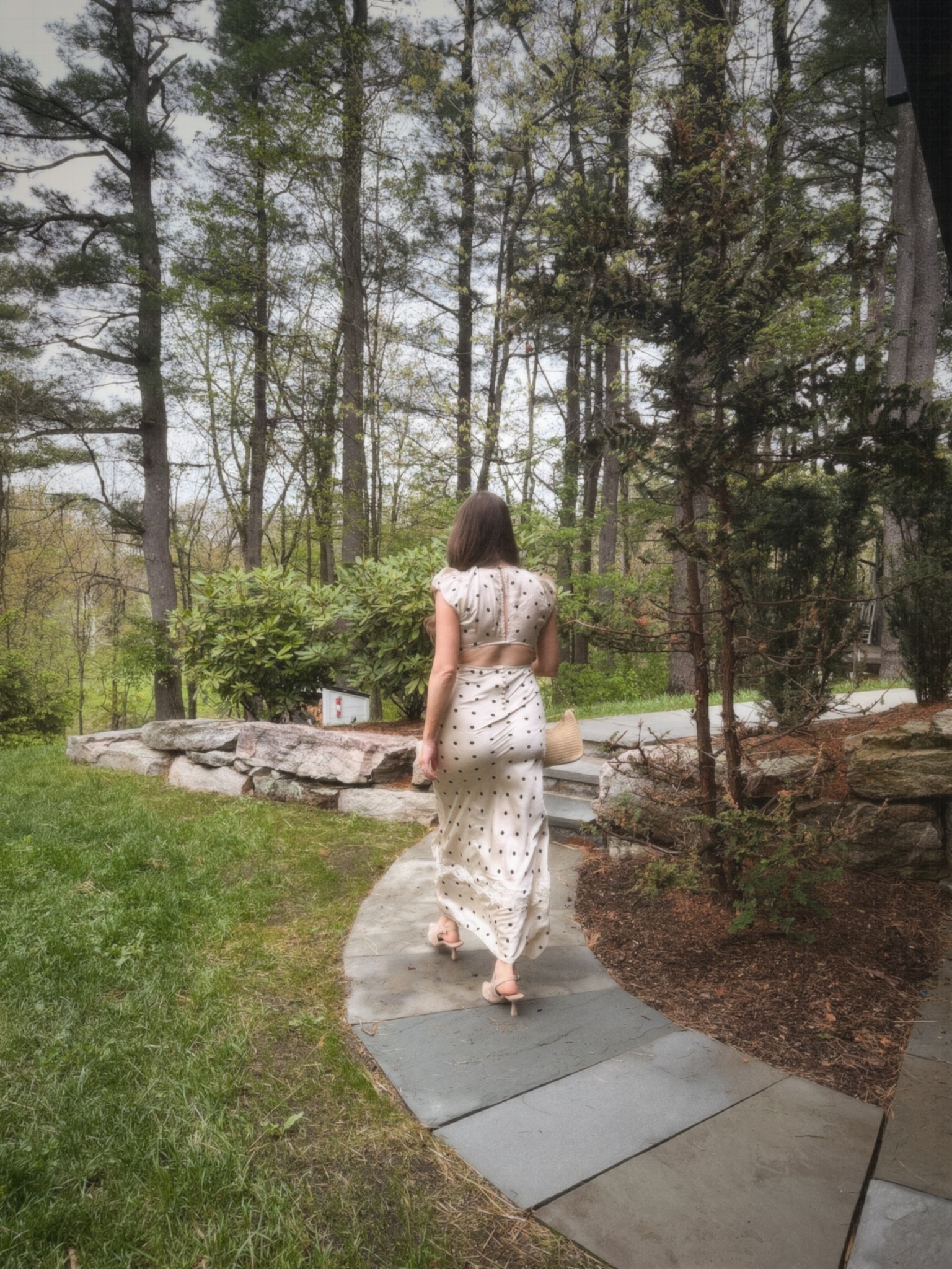 Linking all of my maternity undergarments that I wore with this dress and I used my stitchy to tack them to the dress so they stayed in place!