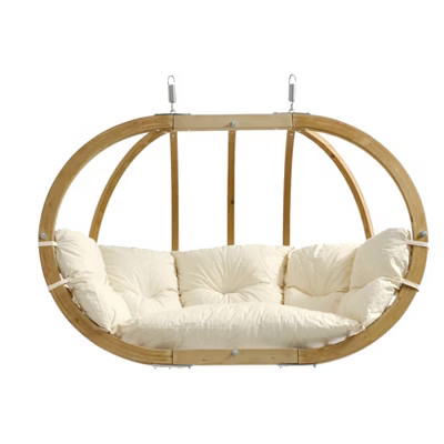 Globo Double Patio Swing Natural - Byer of Maine | Target