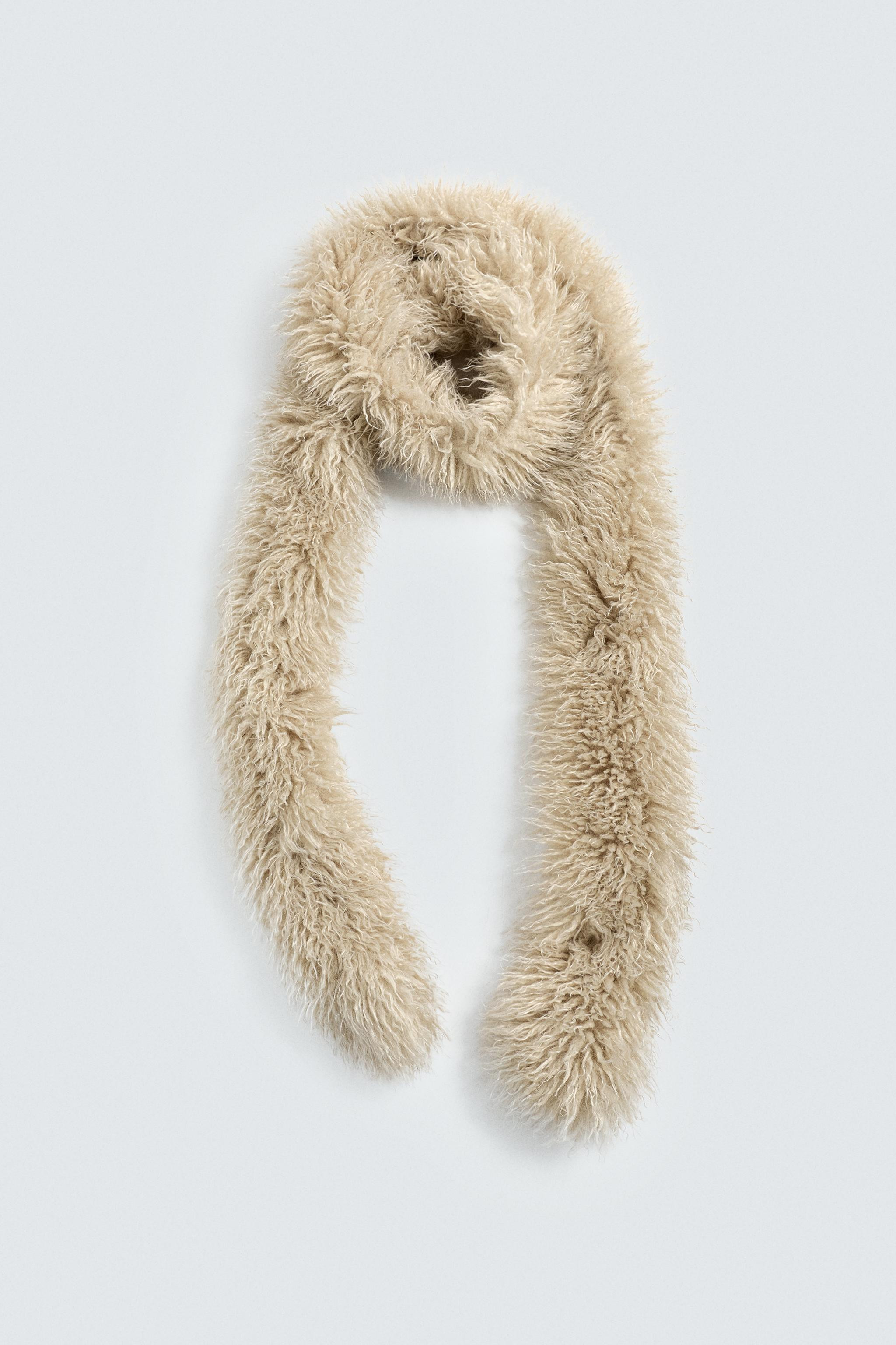 FAUX FUR SCARF HARRY LAMBERT FOR ZARA X DISNEY | Zara UK