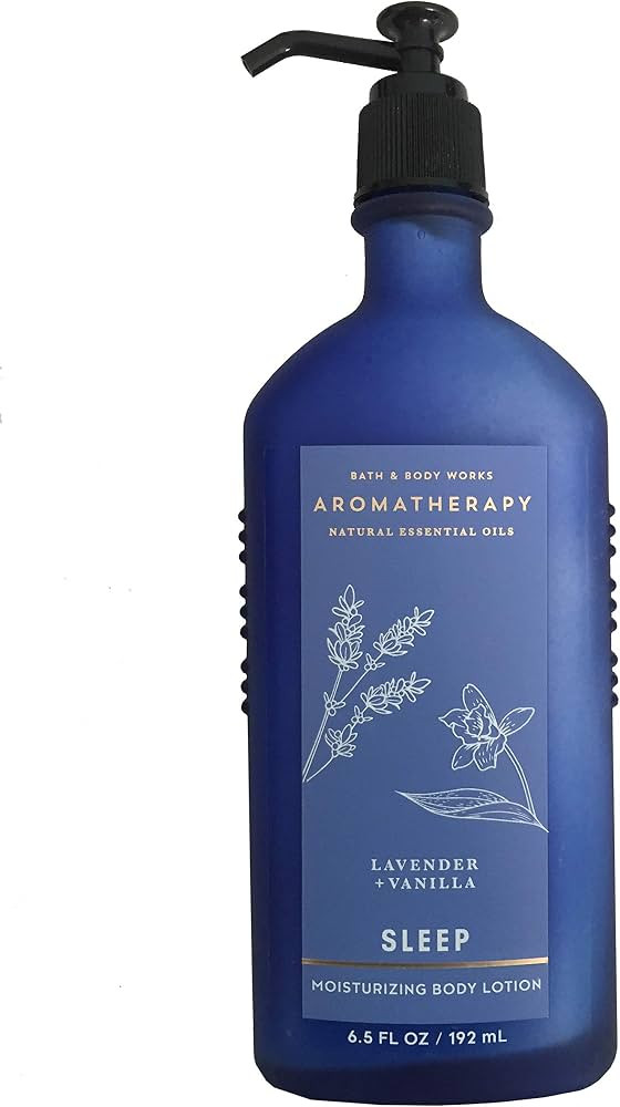 Bath & Body Works Aromatherapy Sleep - Lavender + Vanilla Body Lotion, 6.5 Fl Oz | Amazon (US)