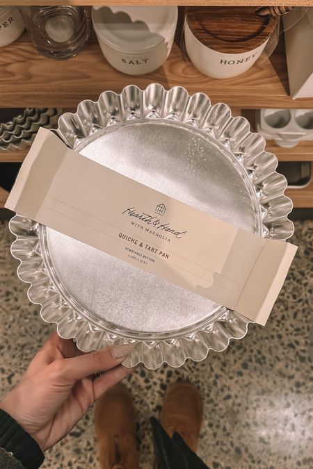 Target kitchen baking accessory: Aluminum Quiche & Tart Pan Silver/Cream

#LTKunder50 #LTKFind #LTKhome