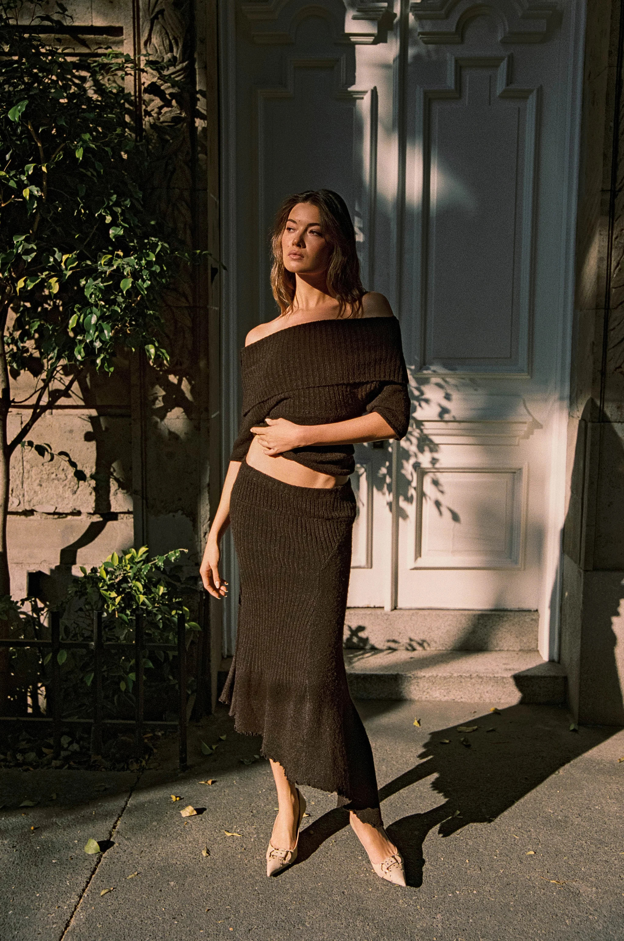 Fia Skirt | Chocolate | With Jean (US)