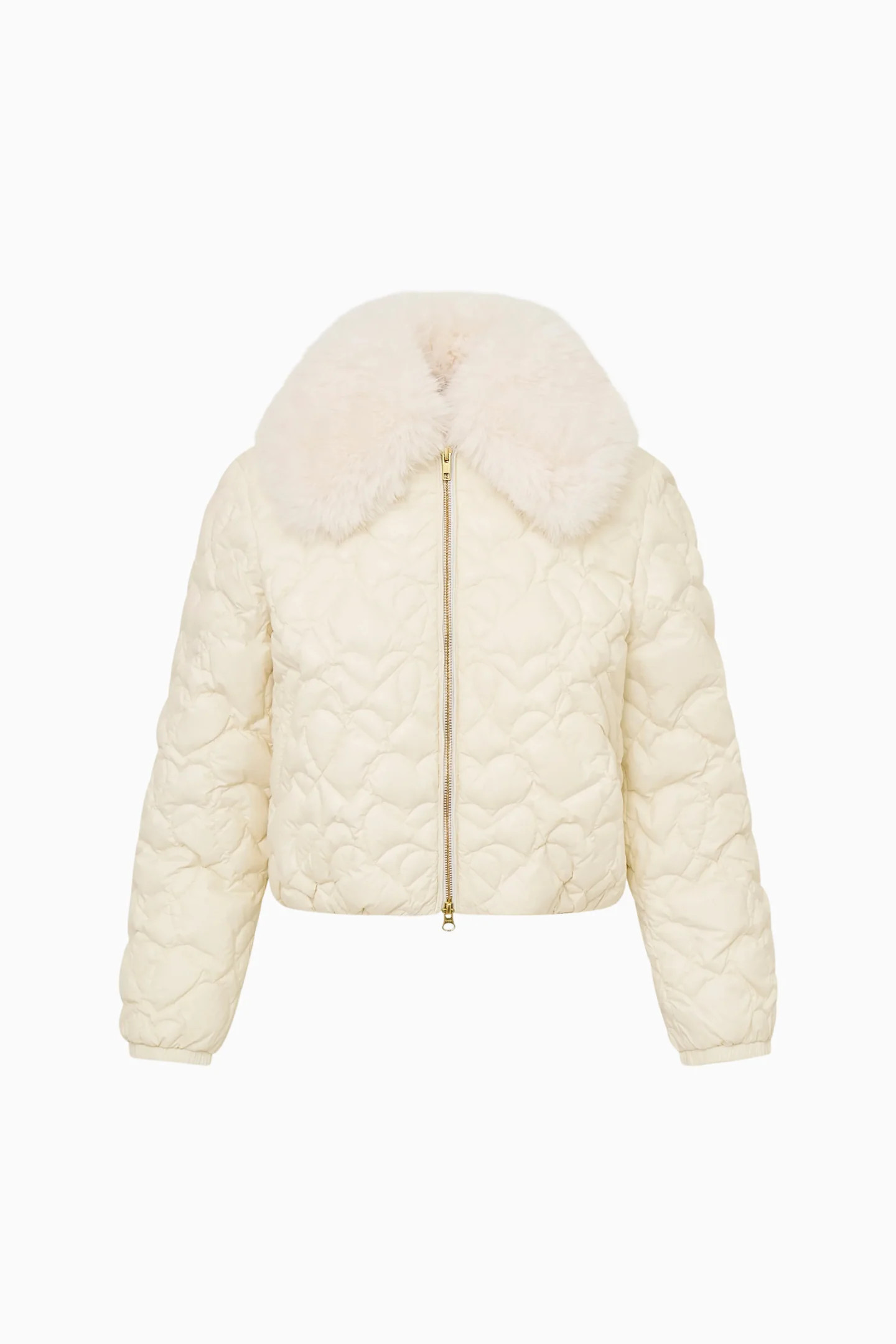 Sandria Heart-Quilted Puffer Jacket | LoveShackFancy